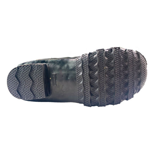 Men's Waterproof Hiking Anti Slip Work Rain Boots Durable Black Rubber Boot for Farming Gardening Fishing