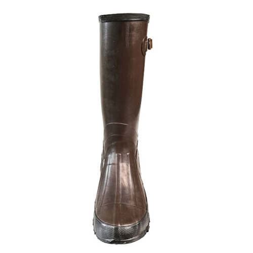 Men's Waterproof Hiking Anti Slip Work Rain Boots Durable Black Rubber Boot for Farming Gardening Fishing