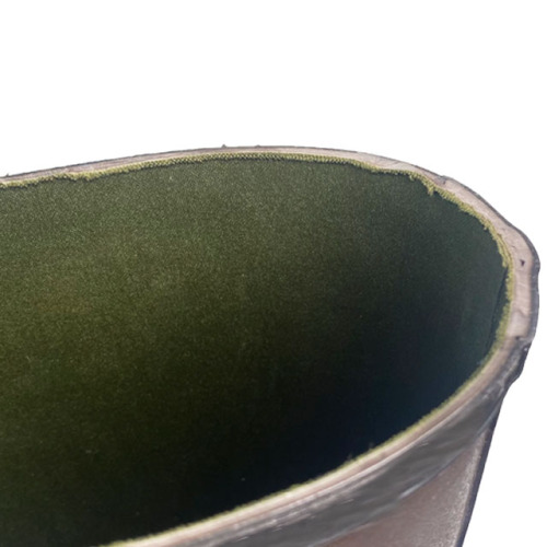 Men's Waterproof Hiking Anti Slip Work Rain Boots Durable Black Rubber Boot for Farming Gardening Fishing