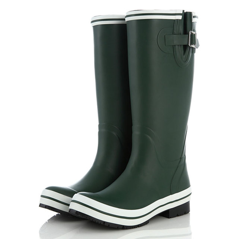 High Quality Adult Women Gum Boots Waterproof Shoes Black Rubber Boots Comfortable Rain Boots