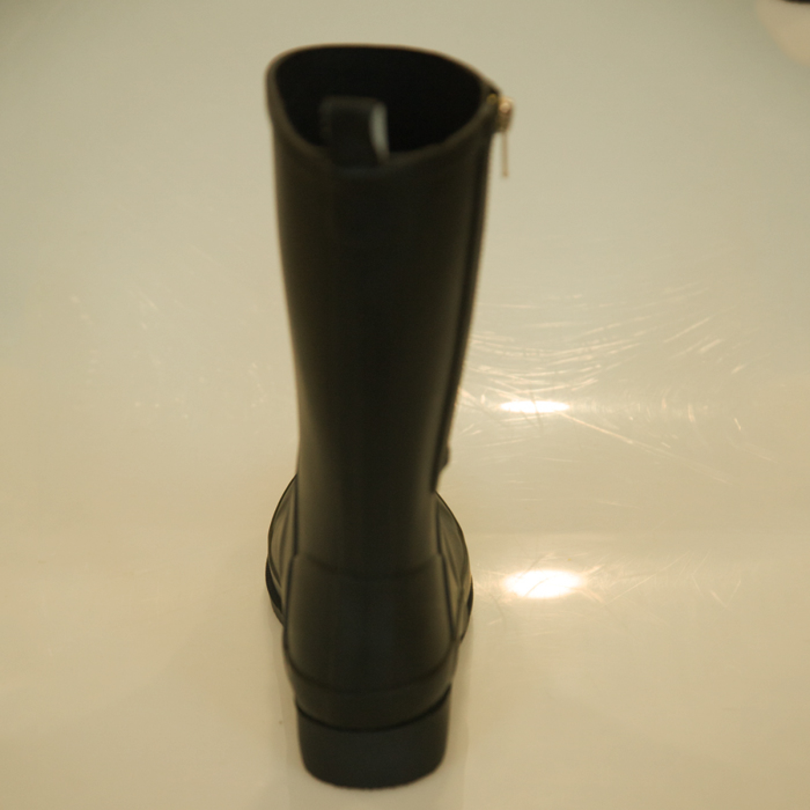 Ladies Side Zipper Waterproof Soft and Comfortable Half Mid Cut Rubber Rain Wellies
