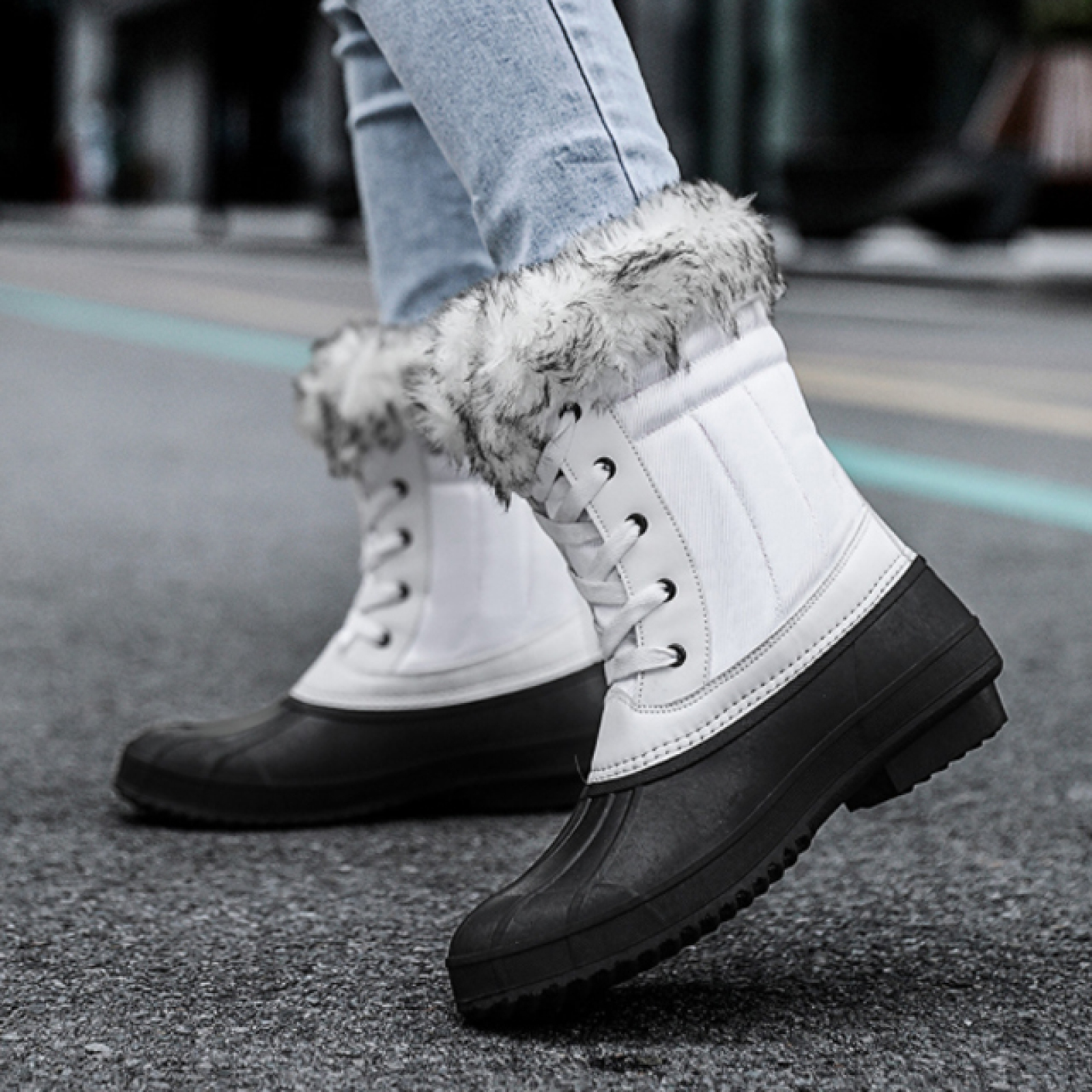 Outdoor Snow Boots Women's Duck Hunting Shoes Waterproof And Sand-proof Snow Boots