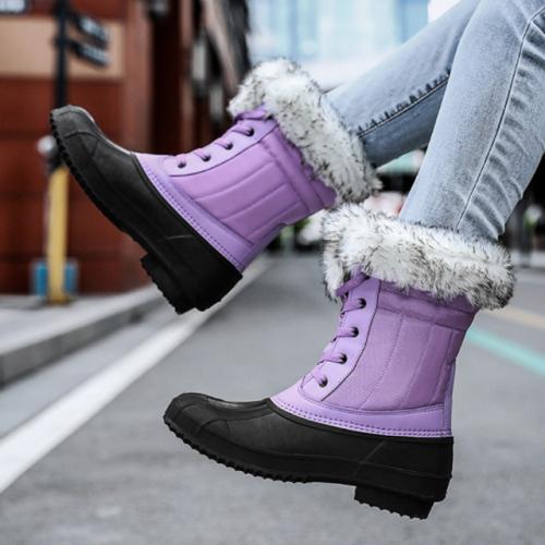 Outdoor Snow Boots Women's Duck Hunting Shoes Waterproof And Sand-proof Snow Boots