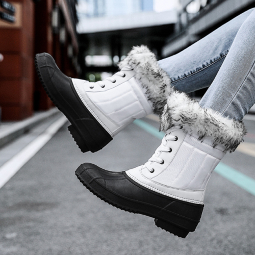 Outdoor Snow Boots Women's Duck Hunting Shoes Waterproof And Sand-proof Snow Boots