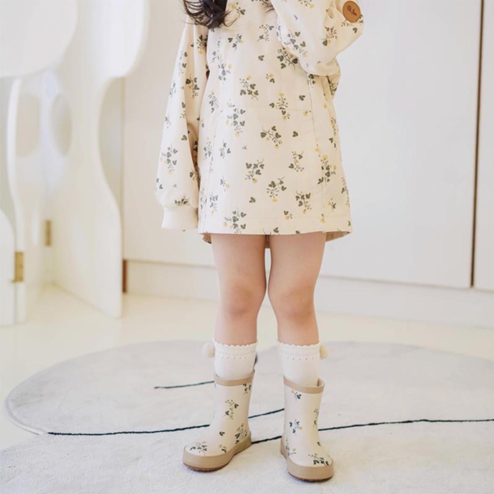 Fashion Full Prints Kids Rubber Boots Cute Waterproof children Gumboots Toddler Rain Boots With Printing For Children