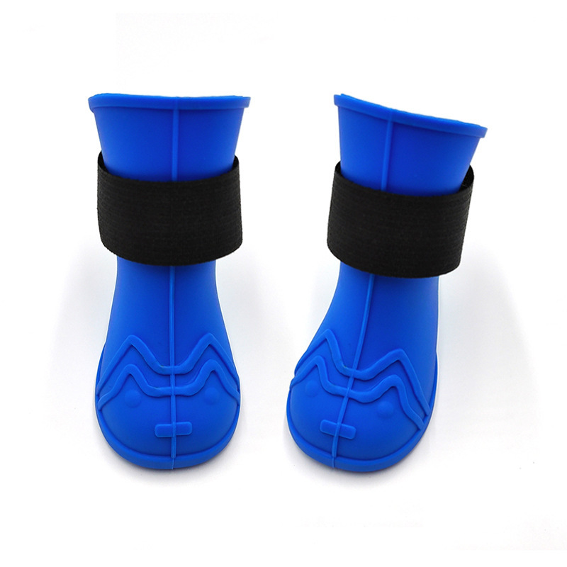 Top Sale China Factory New Silicone Pet Shoes Winter Dog Rain Boots Outdoor Non-slip Dog Boots
