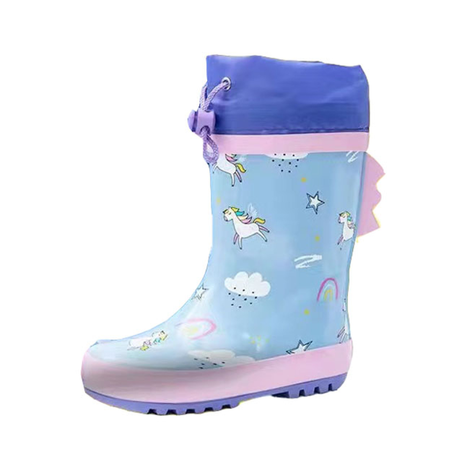 Wholesale Kids Boots Cute Cartoon Waterproof Rubber Rain Shoes Kids Rain Boots With Full Prints