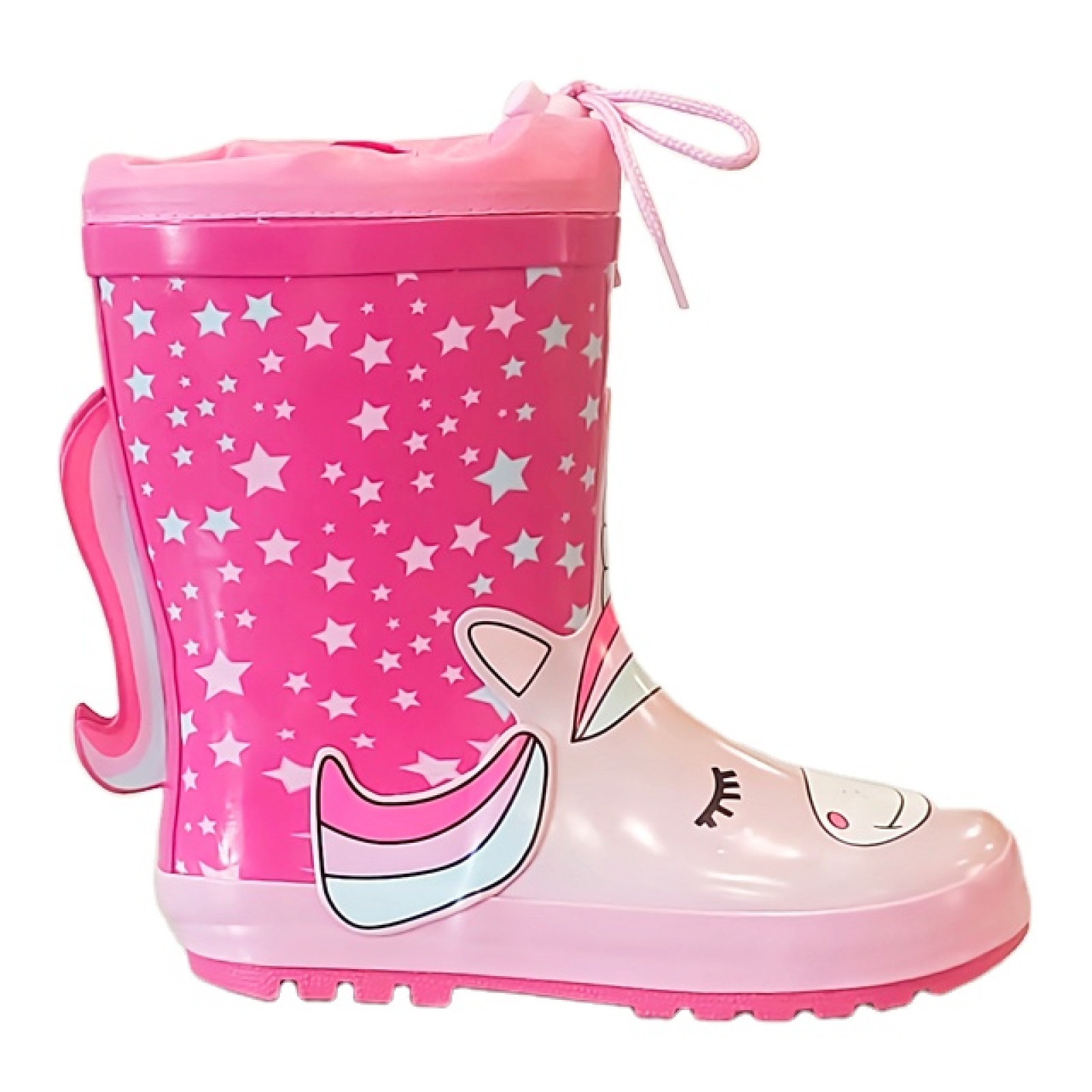 Customized Waterproof Rainboots Toddler 3D Pattern Rubber Wellies  Cute Unicorn Kids Gumboots for Wholesale