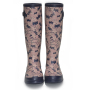 Fashion Waterproof High Women Boots Rubber Rain Shoes with Buckles for Ladies