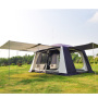 Customized Fashionable 8 Person Waterproof Two Rooms Camping Tent Family Traveling Large Space Field Outdoor Tent Wholesale