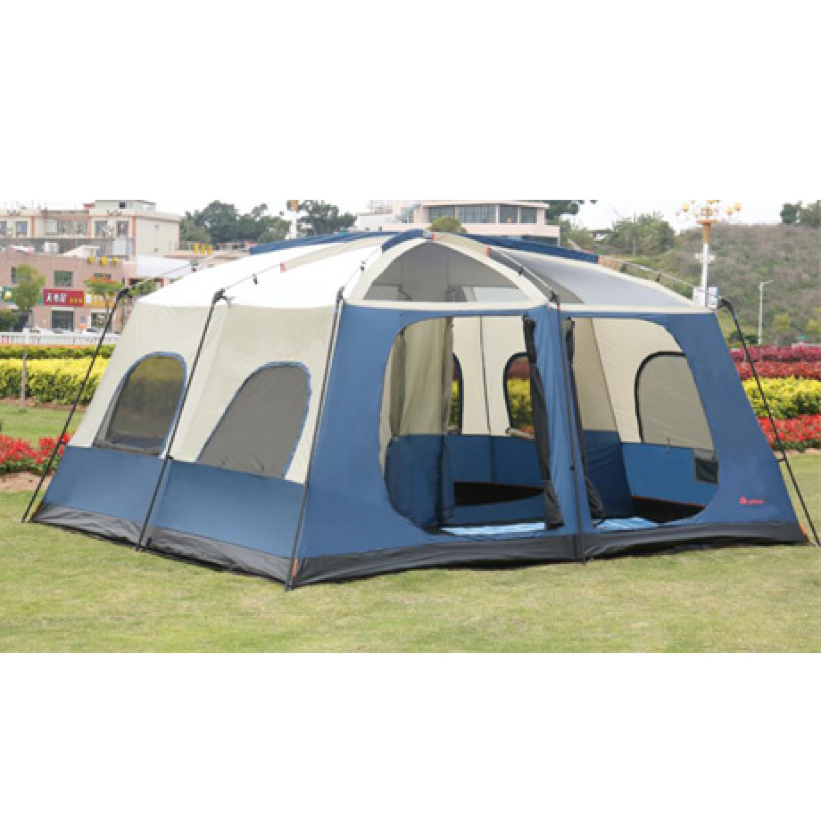 Customized Oxford Cloth Thickened Waterproof Outdoor Tent Double Bedroom  Camping Tent Wholesale