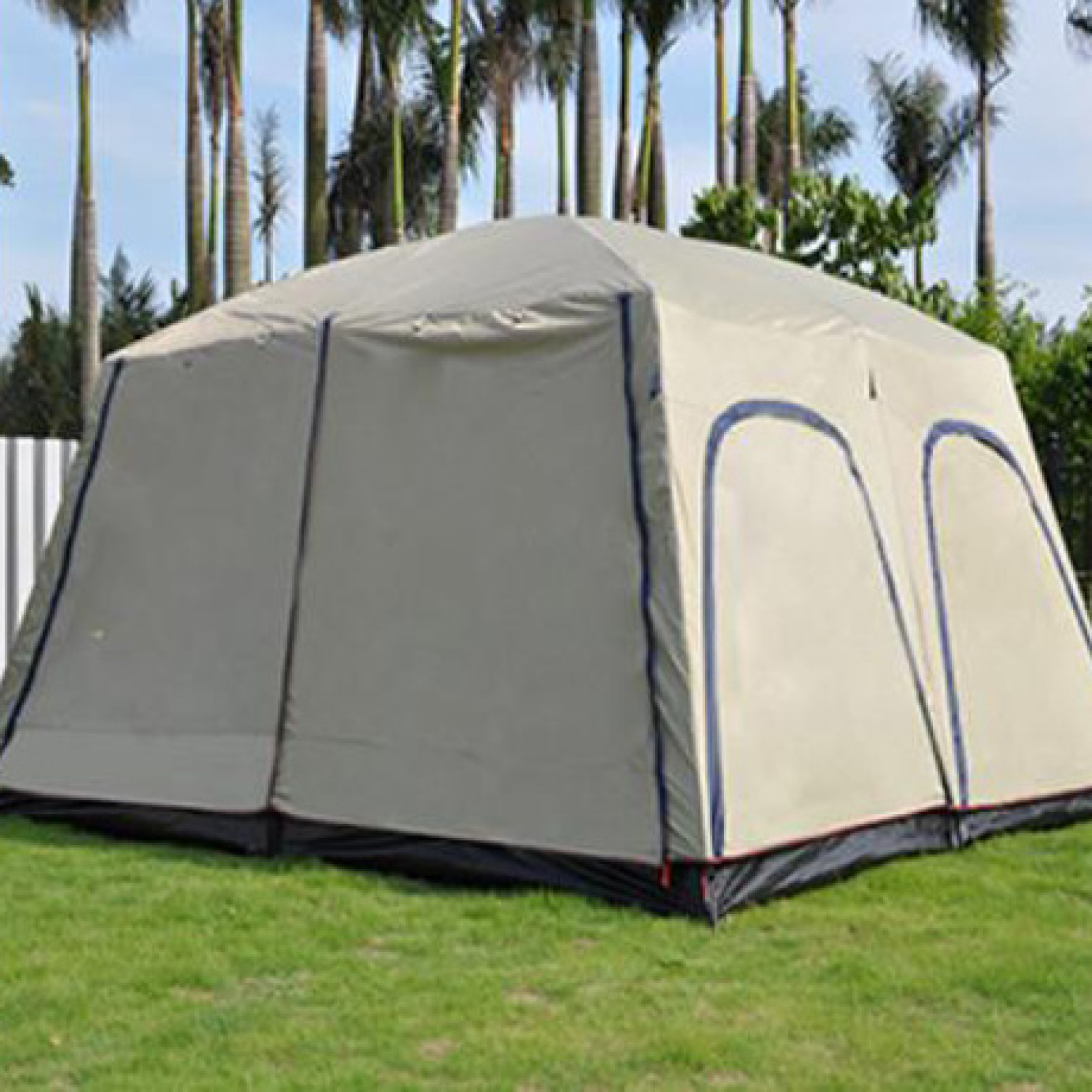 Customized Oxford Cloth Thickened Waterproof Outdoor Tent Double Bedroom  Camping Tent Wholesale