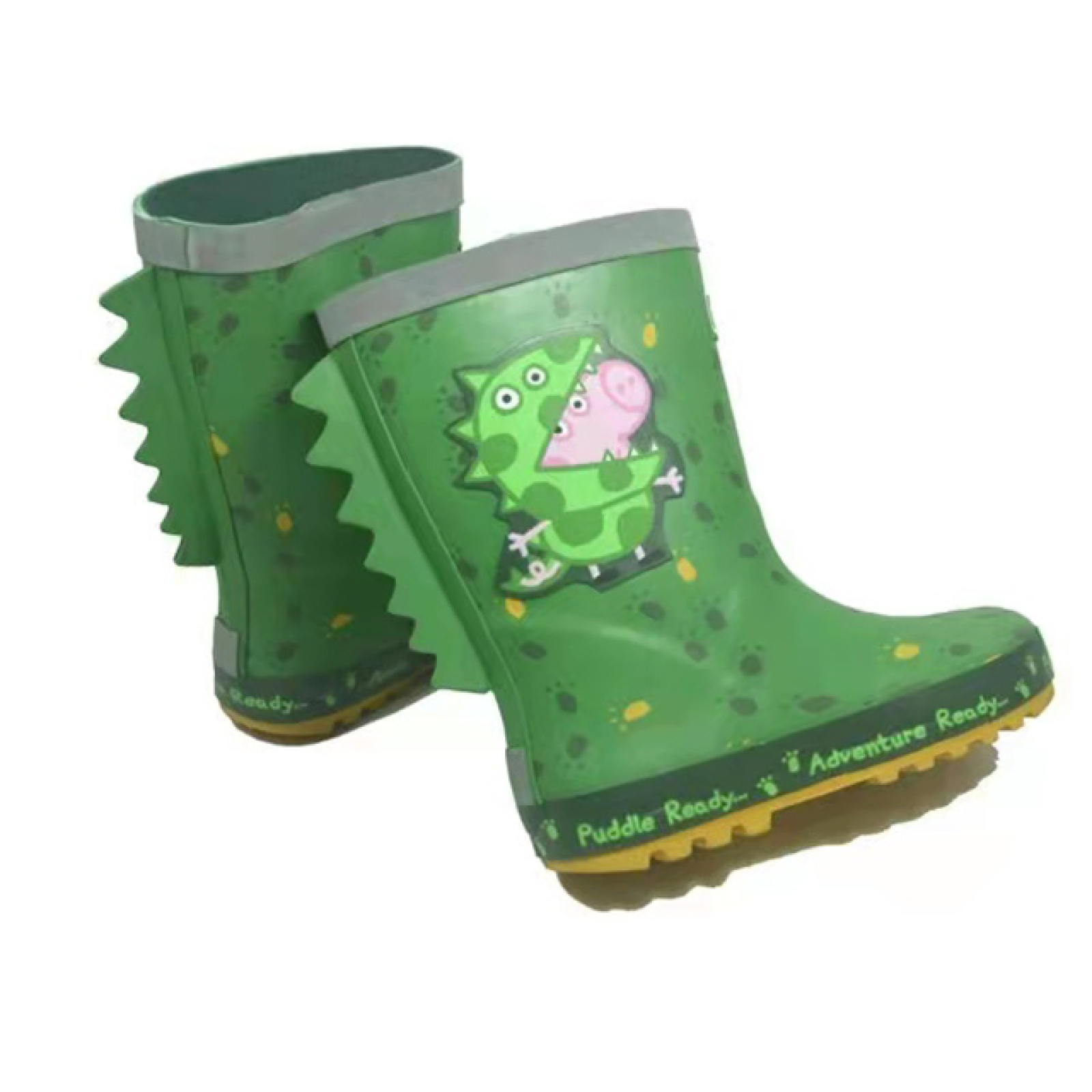 Wholesale 100% Waterproof Toddler Kids 3D Rubber Boots Kids Wellies Rain Boots