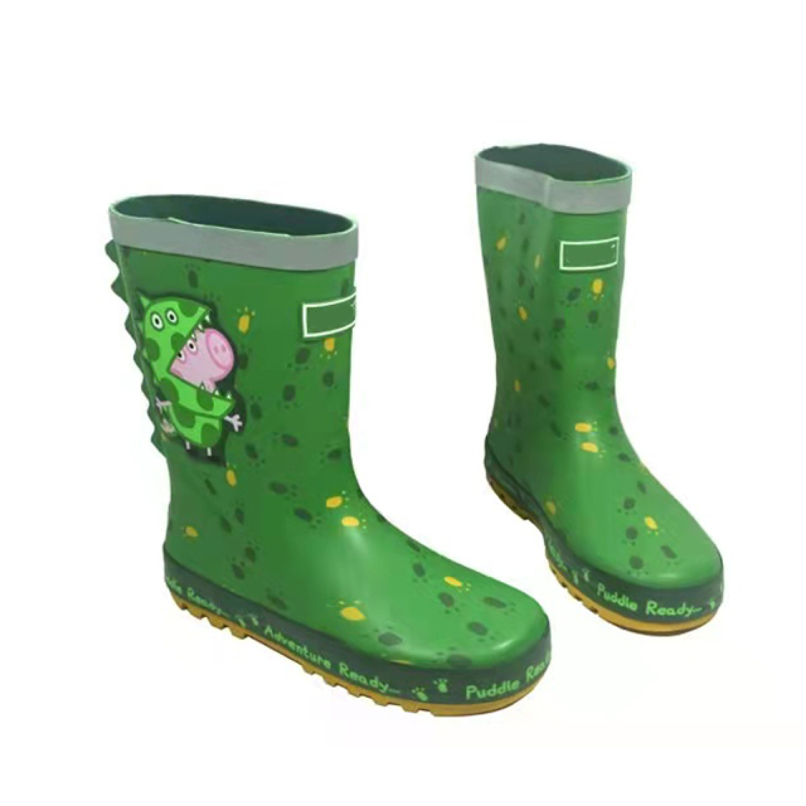 Wholesale 100% Waterproof Toddler Kids 3D Rubber Boots Kids Wellies Rain Boots