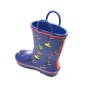 Custom Waterproof Boys Baby Rubber Rain Boots Gumboots Rain Shoes with Printing for Kids