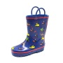 Custom Waterproof Boys Baby Rubber Rain Boots Gumboots Rain Shoes with Printing for Kids