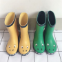 Hot Sale 100% Waterproof Kids Gumboots Wellies Kids Rubber Rain Boots with Printing