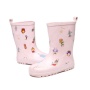 Customized Waterproof Wellies Gumboots Kids Rubber Rain Boots with Printing