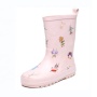 Customized Waterproof Wellies Gumboots Kids Rubber Rain Boots with Printing