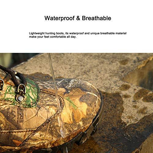 Mens Hunting Boots Waterproof Shoes Men Lightweight Hiking Boots New Style Outdoor Walking Boots With Camo Printing