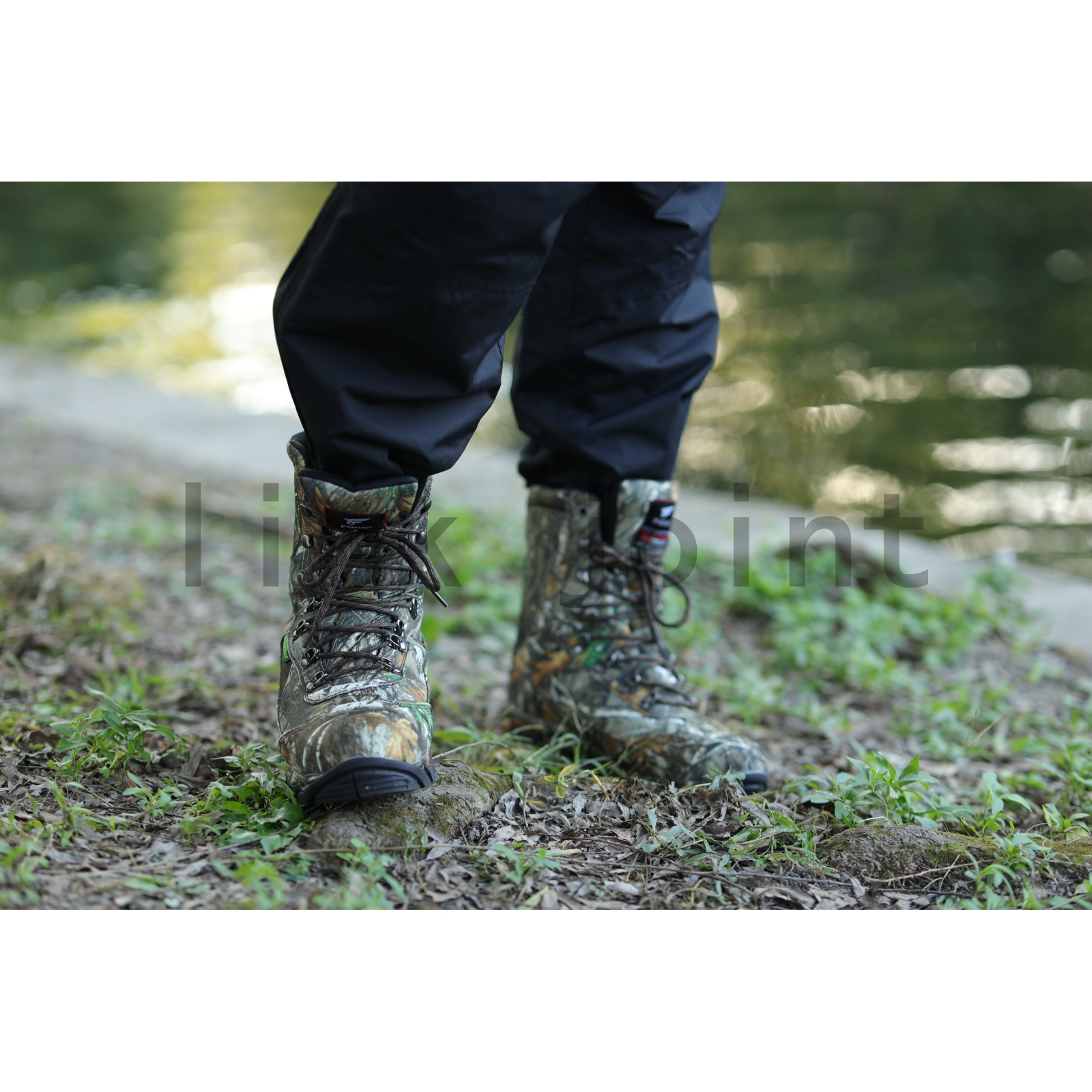 Mens Hunting Boots Waterproof Shoes Men Lightweight Hiking Boots New Style Outdoor Walking Boots With Camo Printing