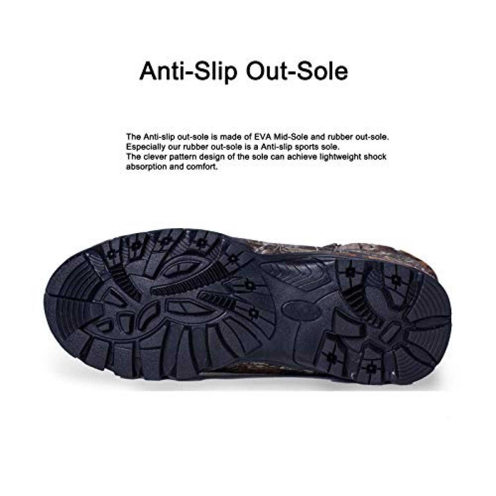 Mens Hunting Boots Waterproof Shoes Men Lightweight Hiking Boots New Style Outdoor Walking Boots With Camo Printing