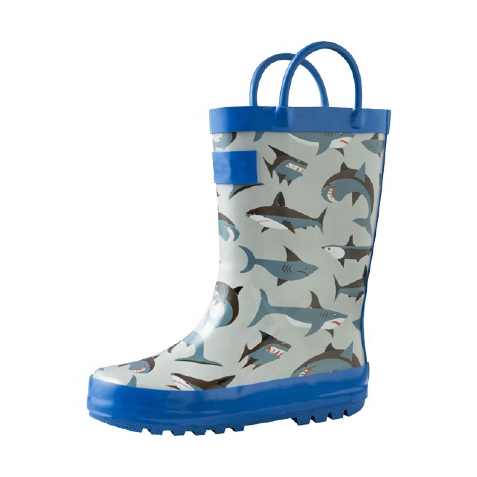 Wholesale Loop Handle Rubber Rain Boot Cute Cartoon Printed  Kids Rain Boots