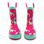 High-quality 100% Waterproof Kids Rubber Rain Boots Wellies Rain Boots With Pull-on handles