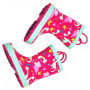 High-quality 100% Waterproof Kids Rubber Rain Boots Wellies Rain Boots With Pull-on handles