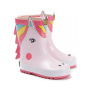 High-quality Custom Rain Boots Kids Waterproof Cute Anti-slip Pink  Printing 3D  Rubber Baby Rain Boots