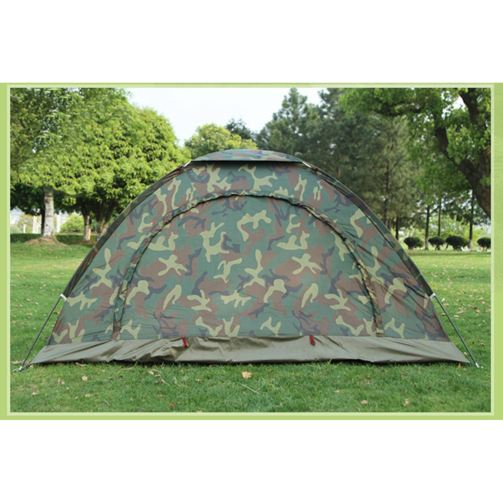 2 persons cheap waterproof fashion camouflage fishing outdoor camping tent wholesale