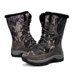 Wholesale Waterproof Hiking Hunting Woman Boots Camouflage  Ladies  Boots Safety Snow Hiking Boots