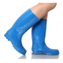 Customized Women's Waterproof Gumboots Mid Calf Waterproof Rubber Rainboots