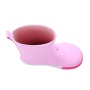 Hot Sale Pink Blue Natural Rubber Boots Kids Wellies Waterproof Children Rain Boots with Prints