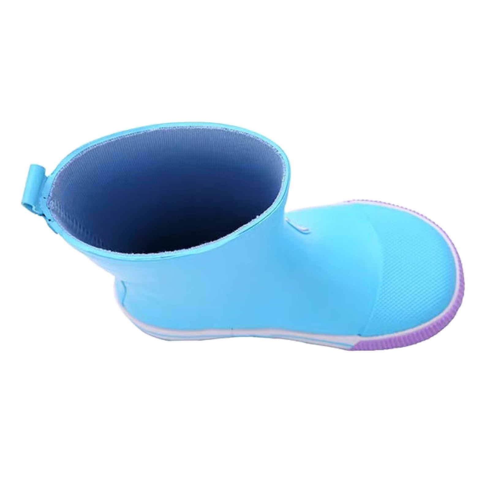 Hot Sale Pink Blue Natural Rubber Boots Kids Wellies Waterproof Children Rain Boots with Prints