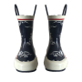 Kids Dinosaur Printing Waterproof Rubber Rain Boots With Handle