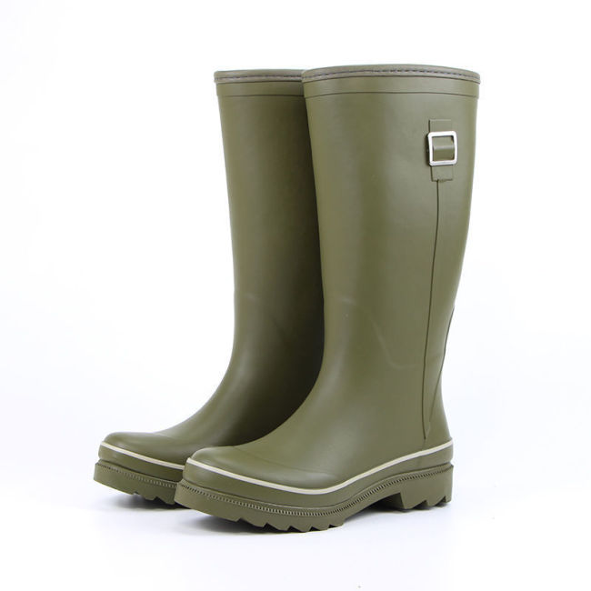 Ladies Rubber  Boots Garden Shoes Waterproof Wellies Rain Boots Women Hot Sale Rainboots