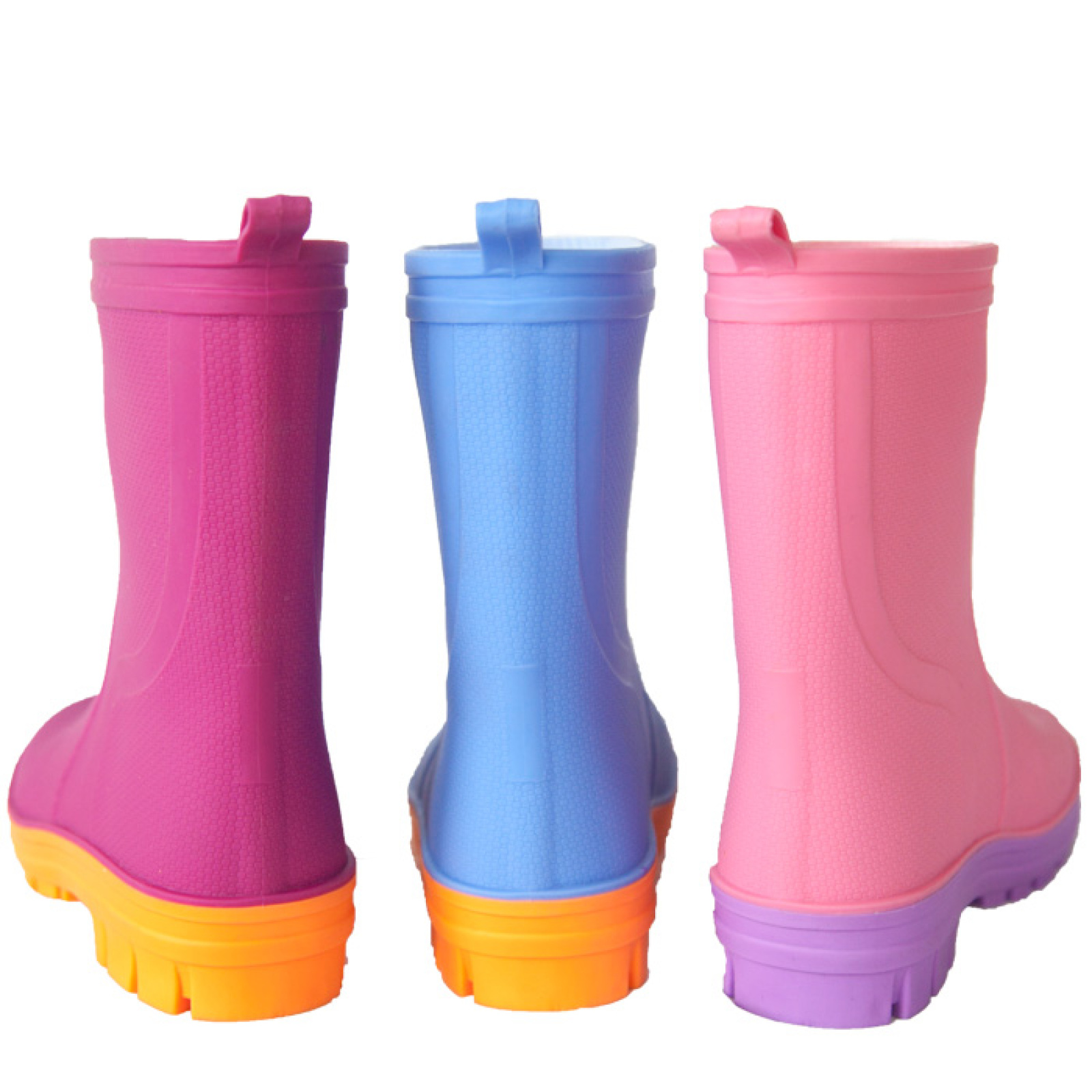 Customized Kids Lightweight TPR Megol Rain Boots Colorful Waterproof Children TPR boots Wholesale