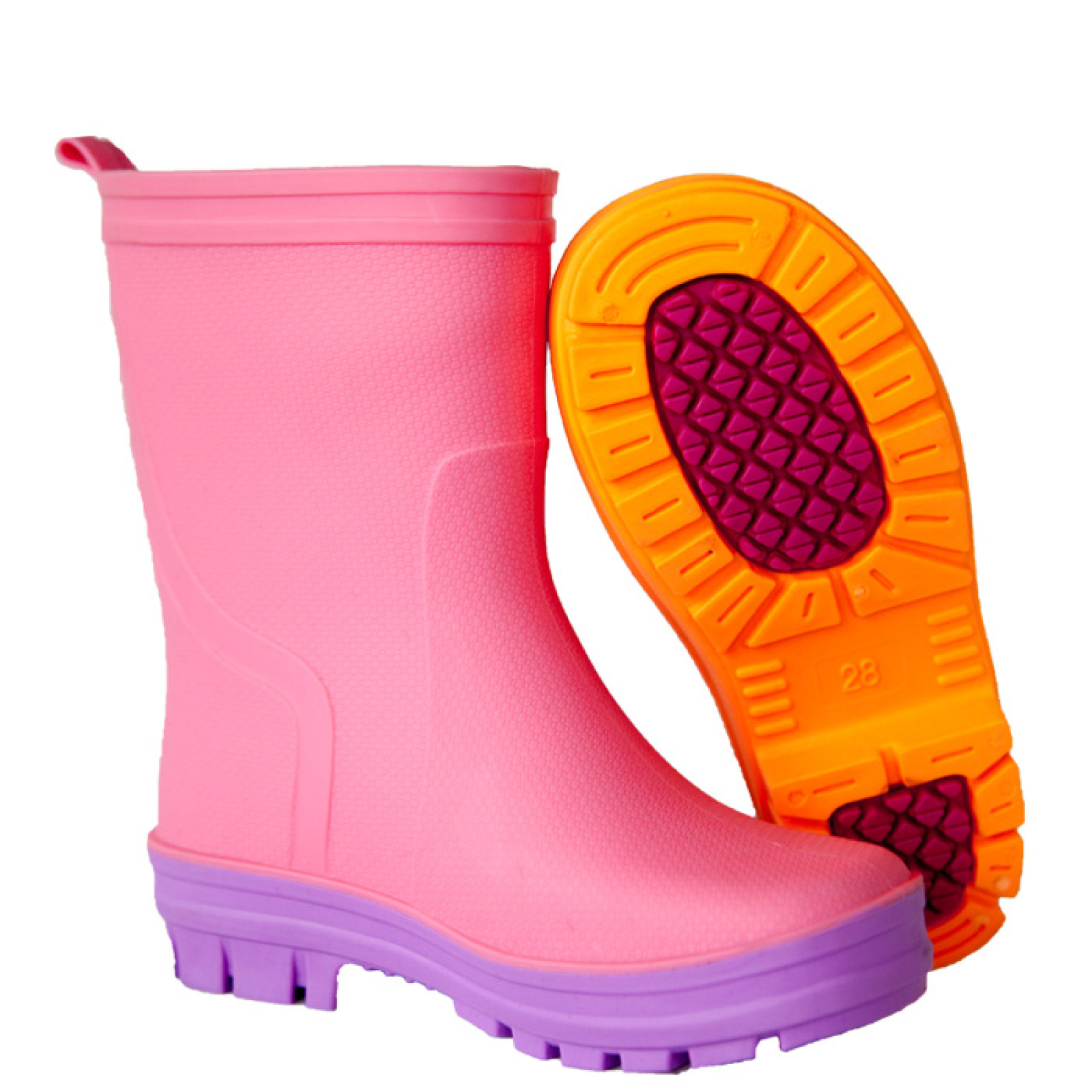Customized Kids Lightweight TPR Megol Rain Boots Colorful Waterproof Children TPR boots Wholesale