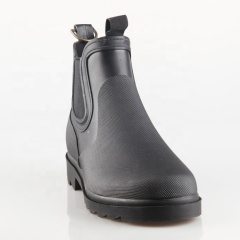 2020 Waterproof Unisex Short Ankle Side Elastic Chelsea Rubber Fashion Boots