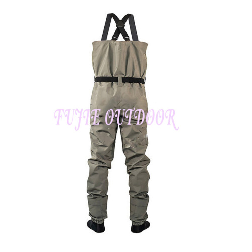 Men's Waterproof Breathable Trout Fishing Chest Height Stockingfoot Saltwater Fly Fishing Waders