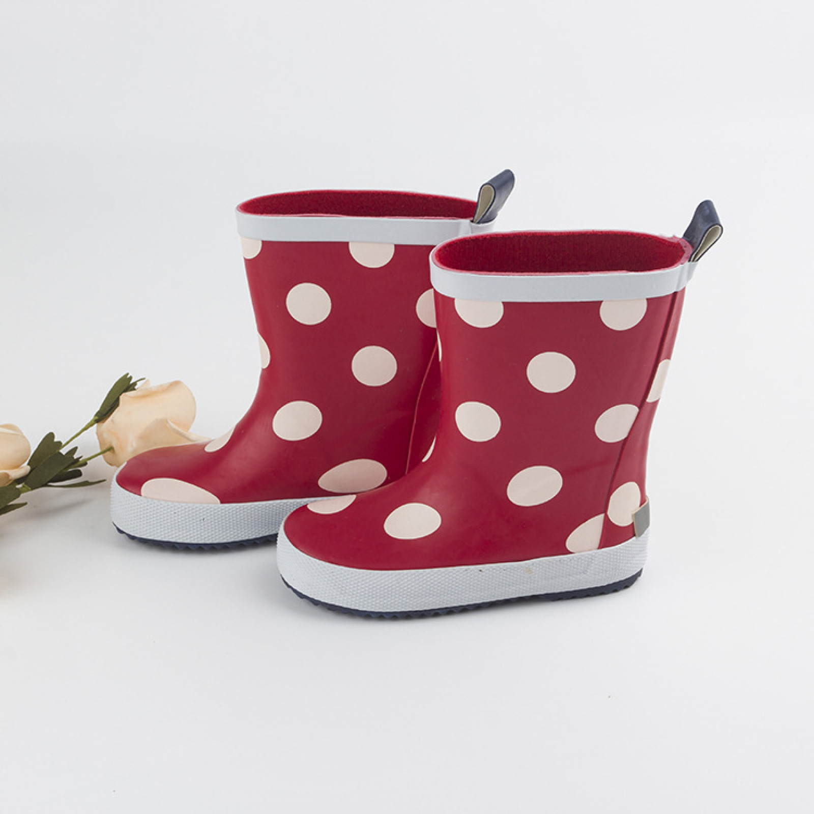 Customized Hot Sale Fashion Waterproof Rubber Rain Boots Cute full prints Gumboots for kids Wholesale