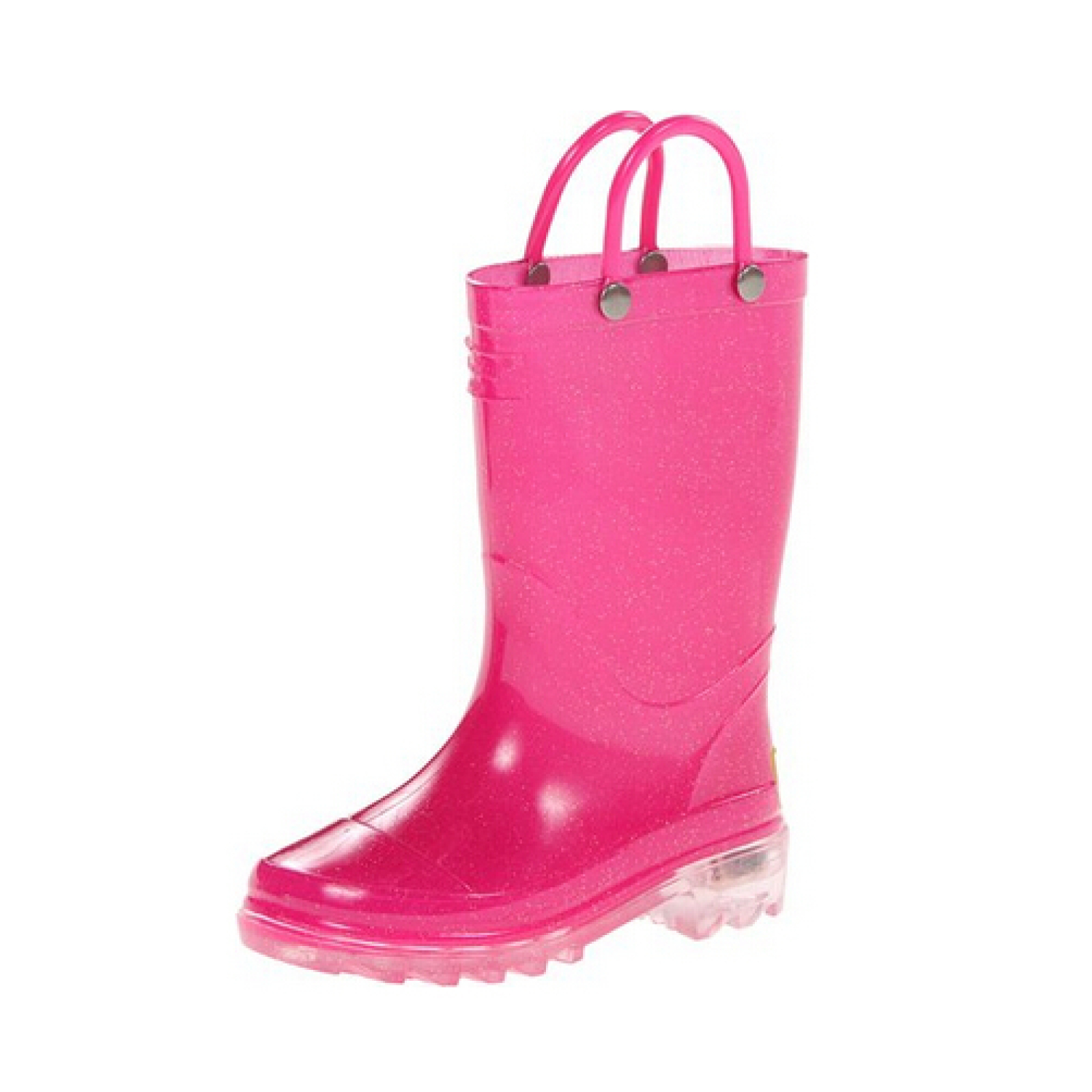 Kids Light-Up PVC Solid Rain Boots