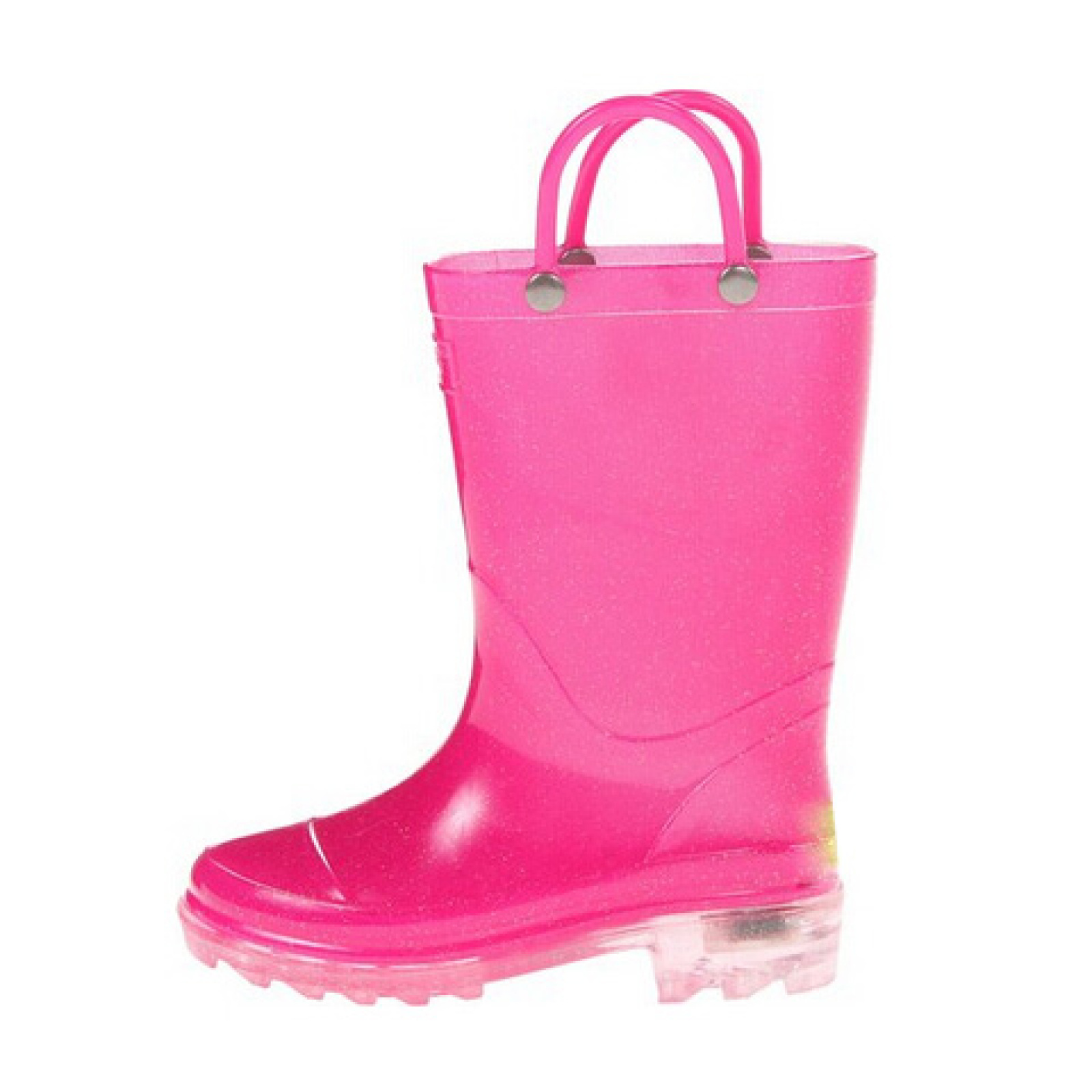 Kids Light-Up PVC Solid Rain Boots