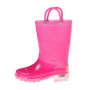 Kids Light-Up PVC Solid Rain Boots