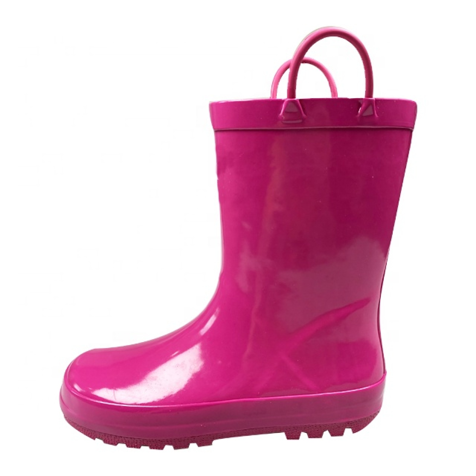 Kids Waterproof Rubber Customized Lovely Anti-slip Rain Boots With Handle Loop For Girls