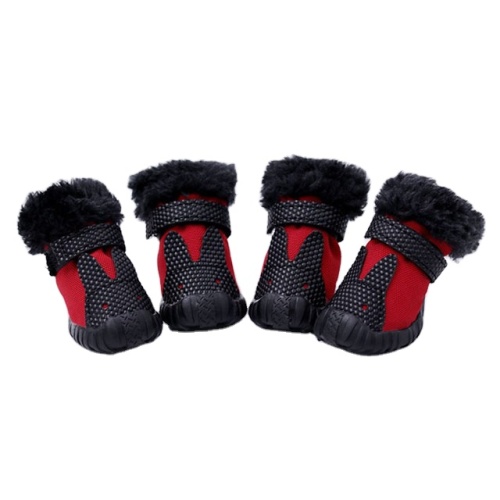 Wholesale Pet Dog Shoes Warm Snow Boots Luxury Anti-Slip Waterproof Winter Dog Shoes
