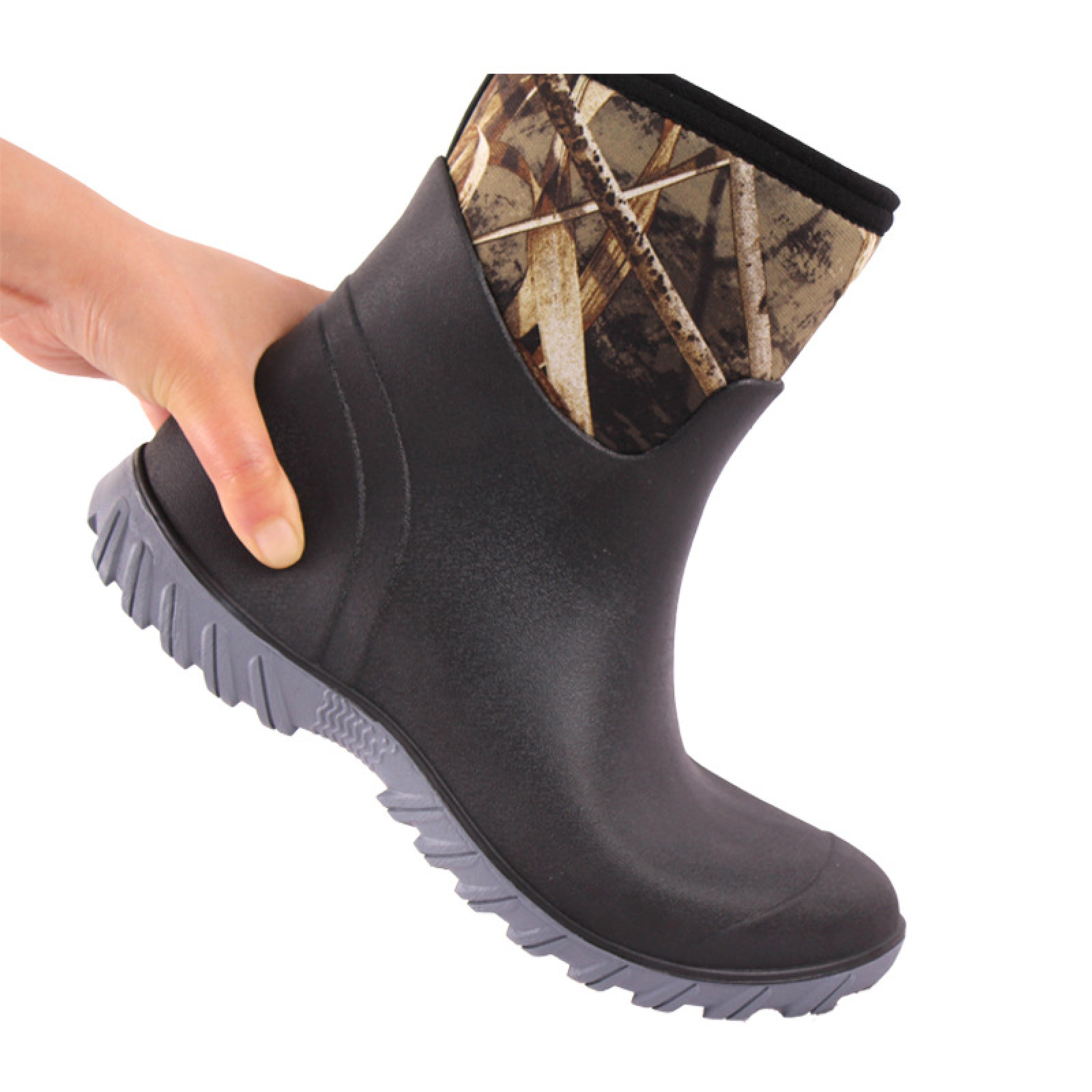 Manufacturer Wholesale Rubber Silp Resistant 100%Waterproof Outdoor Rubber Shoes Function Rain Boots For Mam