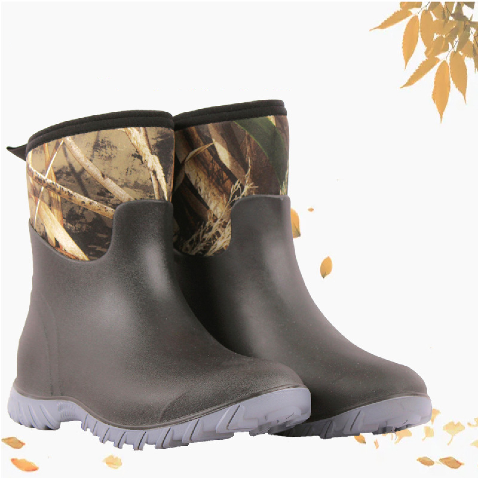 Manufacturer Wholesale Rubber Silp Resistant 100%Waterproof Outdoor Rubber Shoes Function Rain Boots For Mam