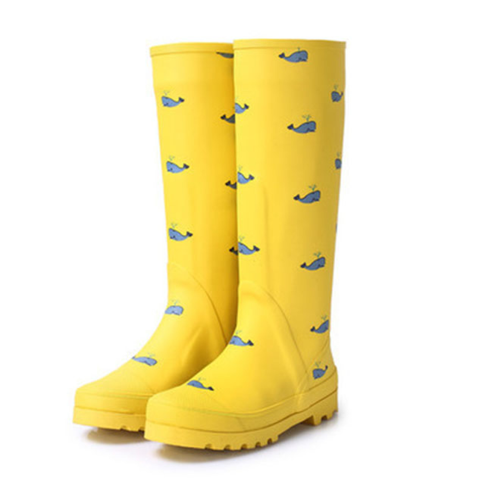 Wholesale Custom Printing Women Wellies  Waterproof Rain Boots  Anti Slip Ladies Rubber Boots